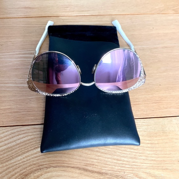 Dior Accessories - Dior Metal Silver Sunglasses